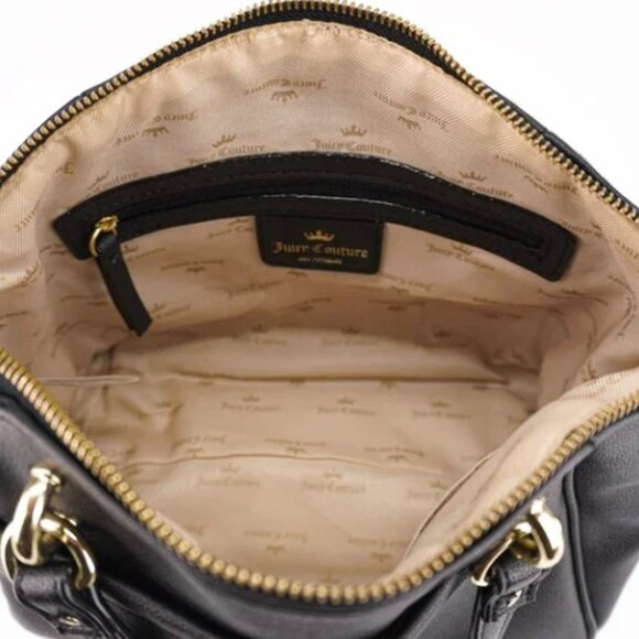 JUICY COUTURE Black Pebbled Leather Handbag - Picture 7 of 14